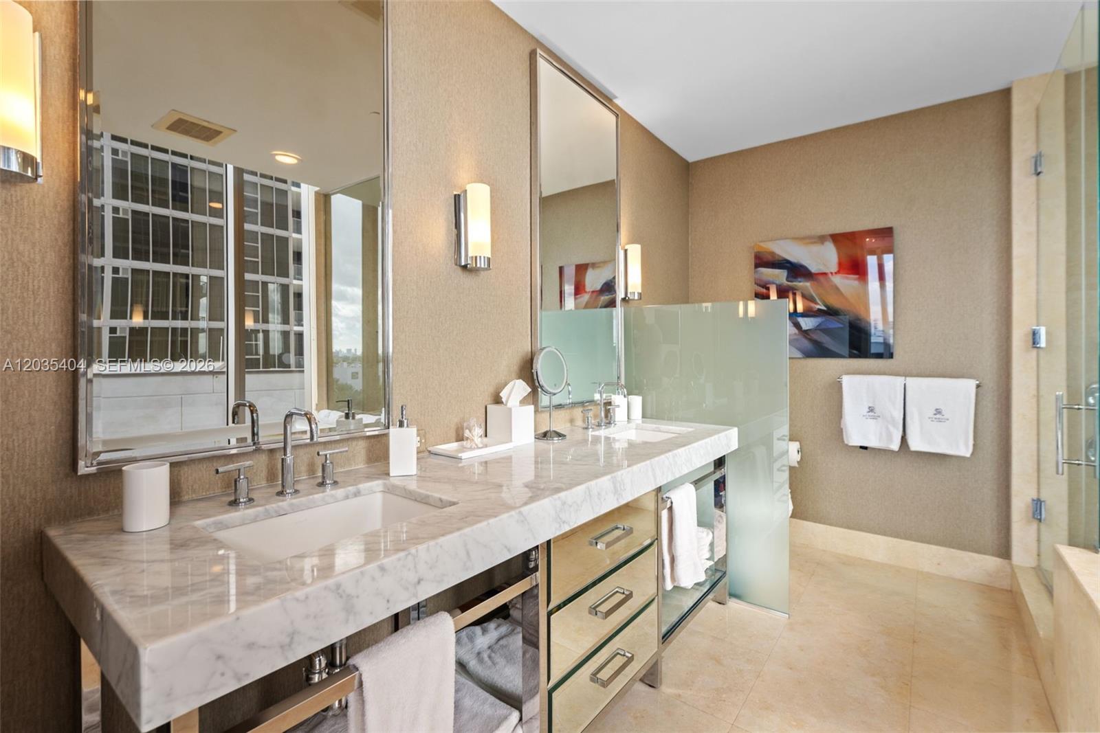 Photo of 9705 Collins Ave #605N, Bal Harbour, Florida, 33154 - Primary bath