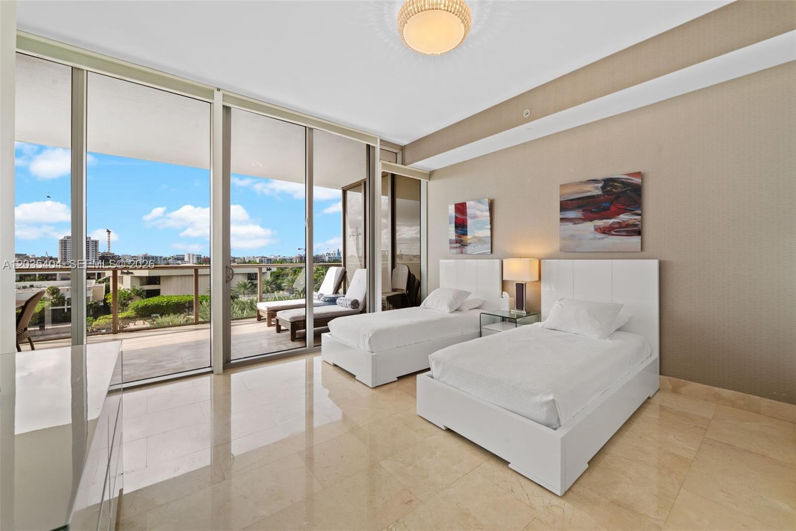 Photo of 9705 Collins Ave #605N, Bal Harbour, Florida, 33154 - Guest bedroom