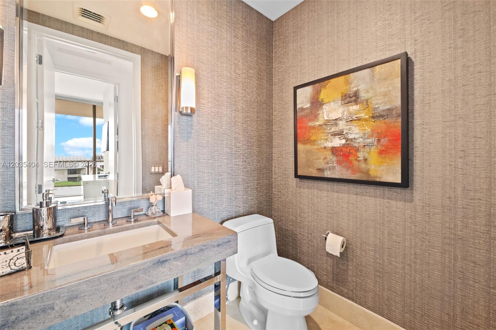 Photo of 9705 Collins Ave #605N, Bal Harbour, Florida, 33154 - Half bath