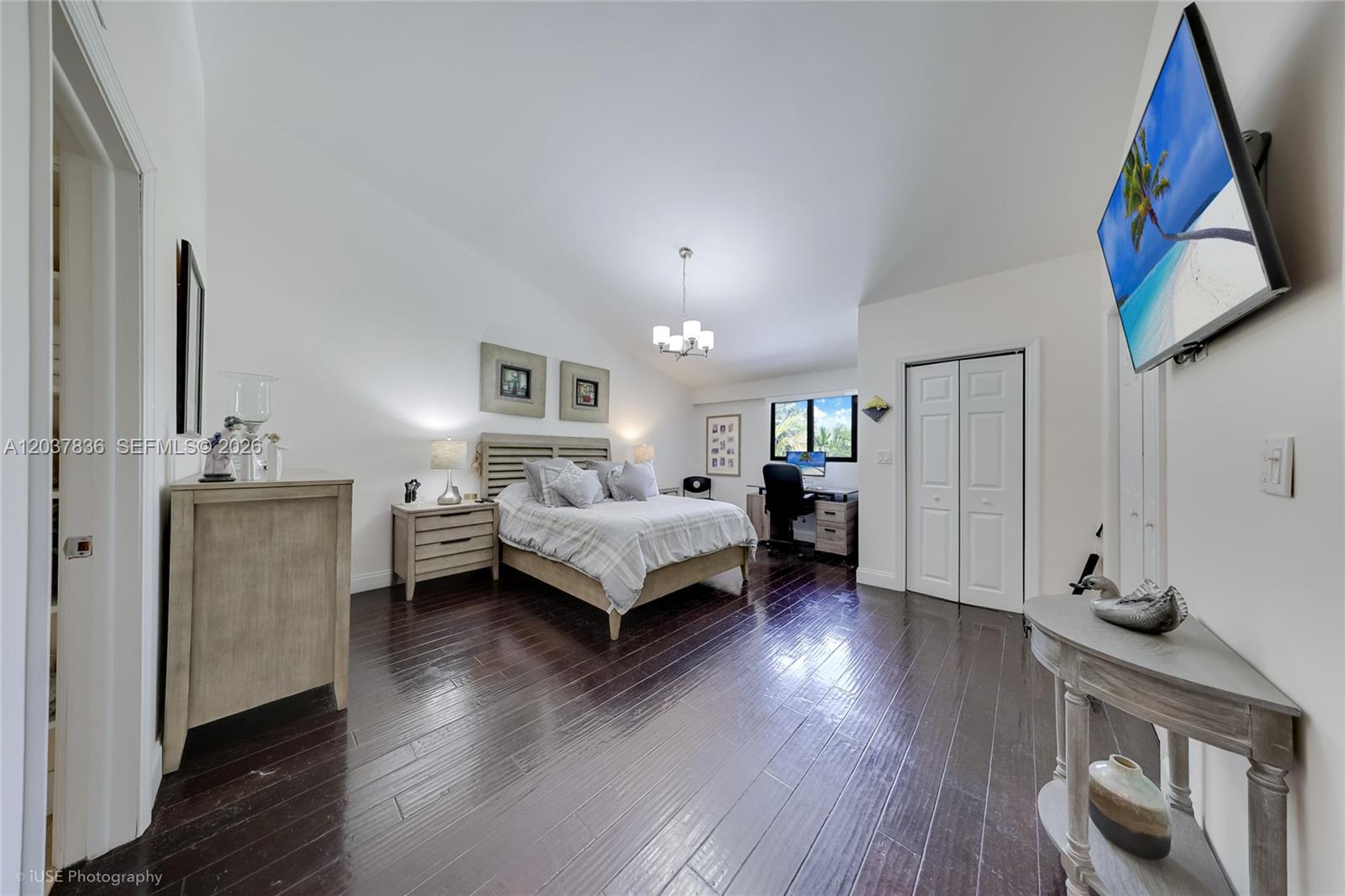 Photo of 20308 34th Ct  (20308), Aventura, Florida, 33180 - Large Master Bedroom with 2 walking closets and sppace for a desk looking the Golf court