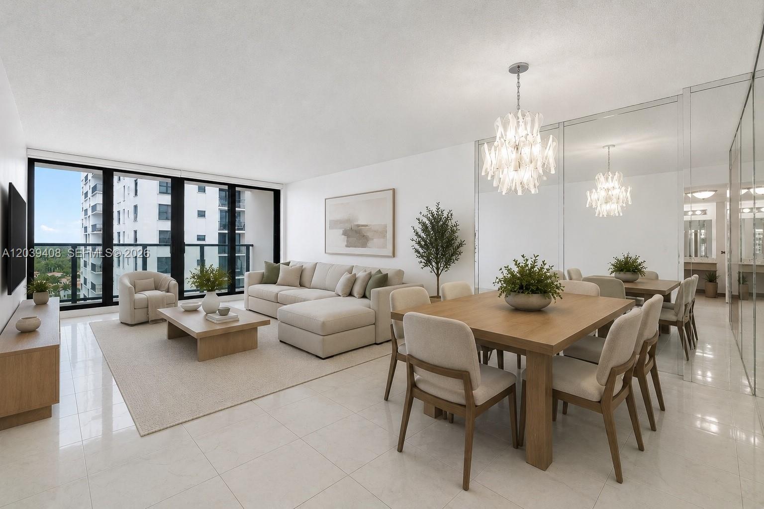 Photo of 2301 Ocean Dr  #1406, Hollywood, Florida, 33019 - Virtually staged