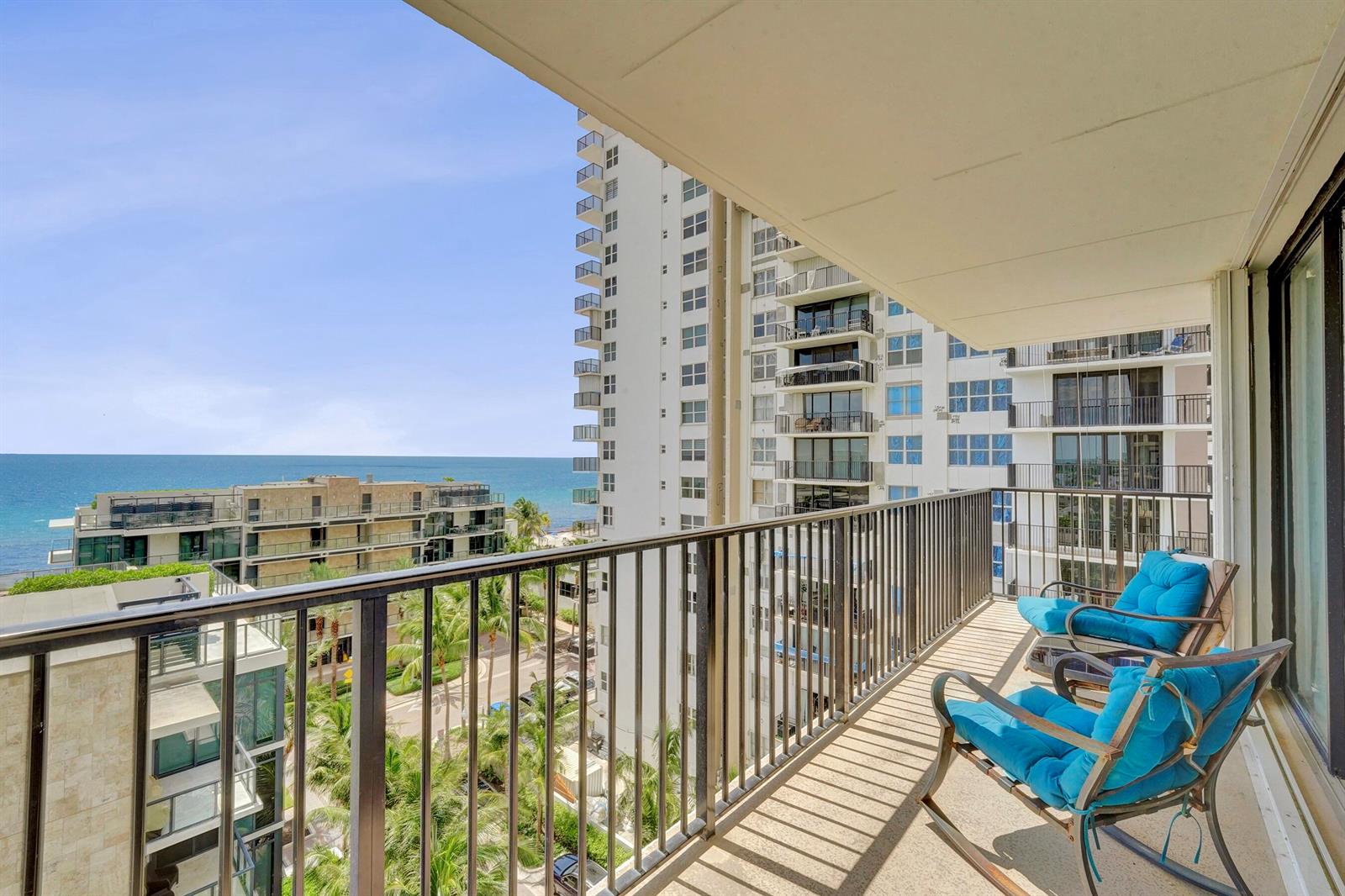 Photo of 2101 Ocean  #801, Hollywood, Florida, 33019 - Balcony view