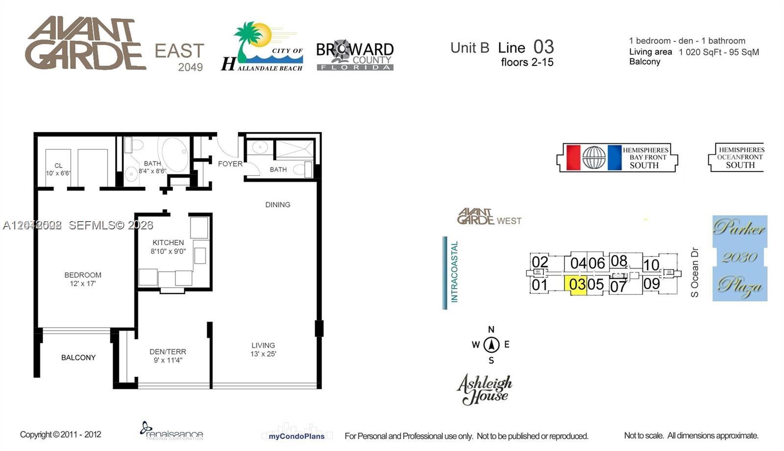 Photo of 2049 Ocean Dr  #503, Hallandale Beach, Florida, 33009 - 