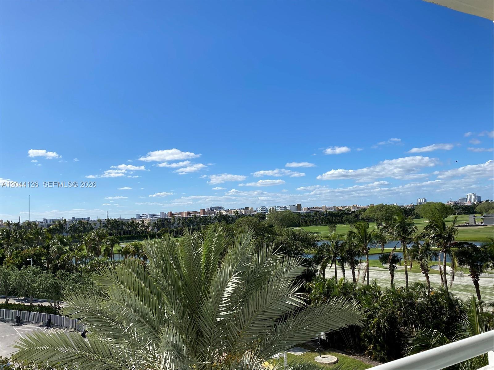 Photo of 1745 Hallandale Beach Blvd  #401W, Hallandale Beach, Florida, 33009 - Lake and golf view from balcony