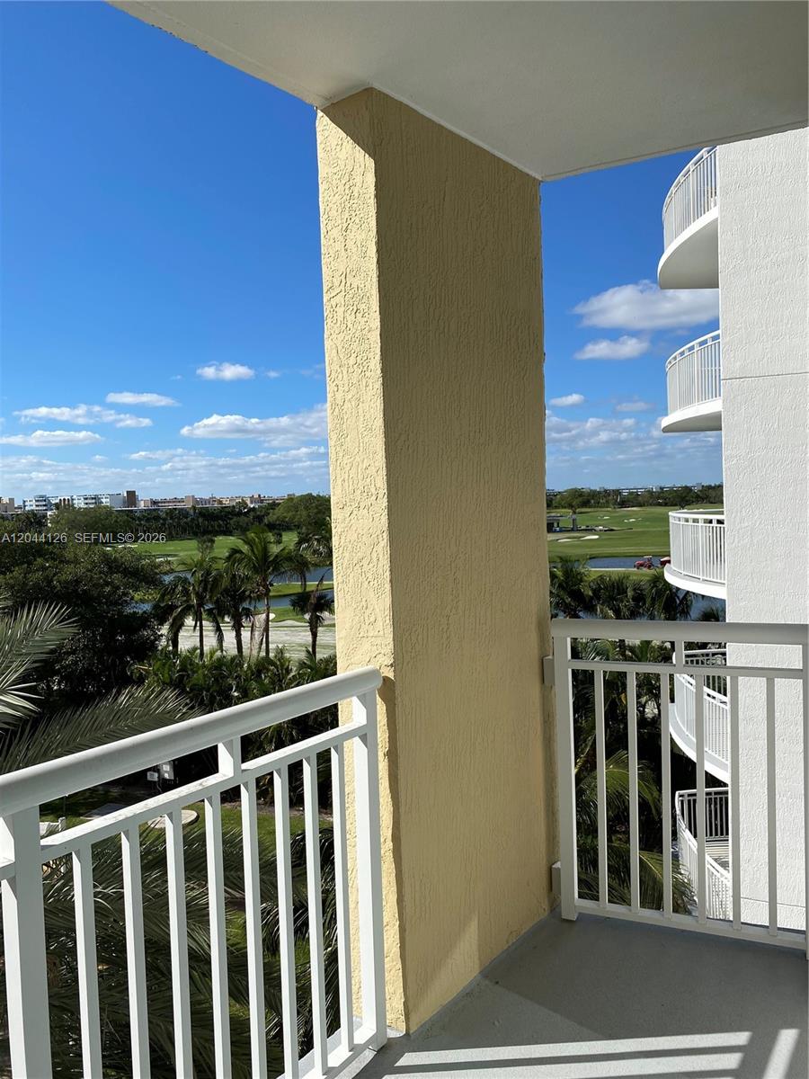 Photo of 1745 Hallandale Beach Blvd  #401W, Hallandale Beach, Florida, 33009 - Lake and golf view from balcony