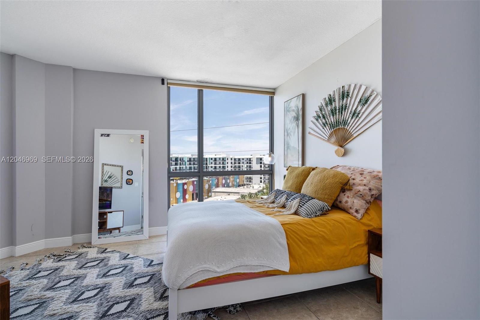 Photo of 140 Dixie Hwy #609, Hollywood, Florida, 33020 - SECOND BEDROOM has closet, en suite bathroom, and its own exit to balcony