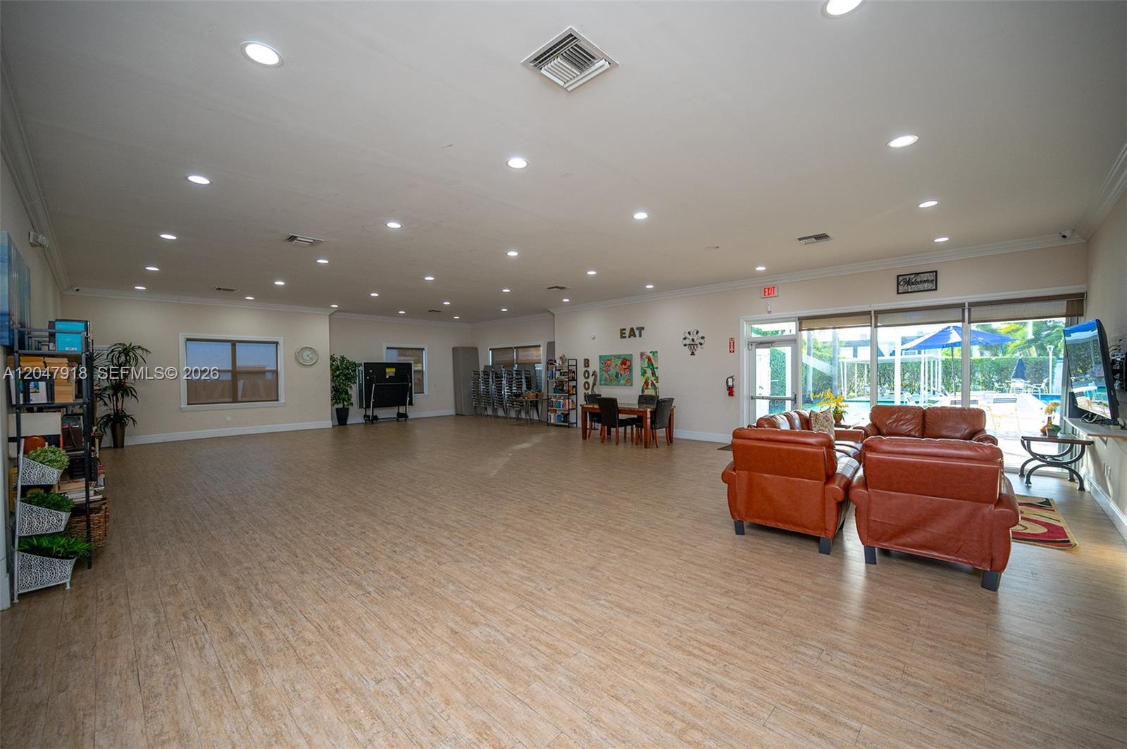 Photo of 807 27th Ave (807), Hallandale Beach, Florida, 33009 - Club House, library and game room