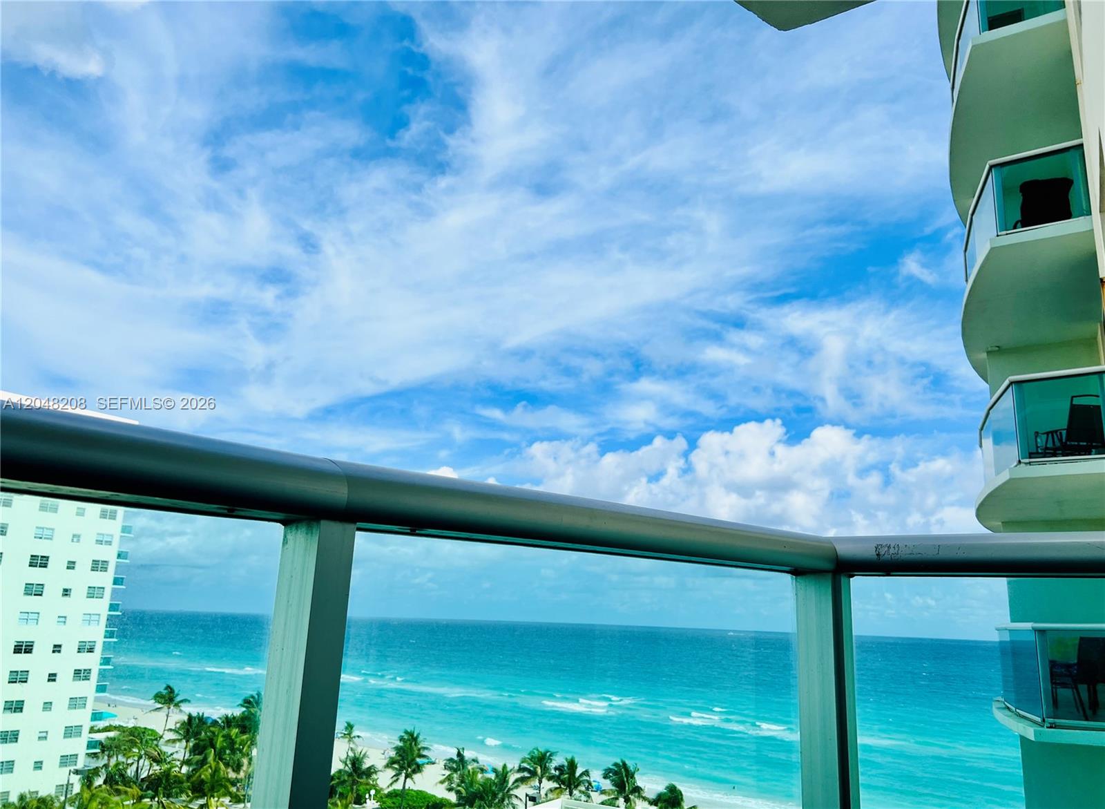 Photo of 3901 Ocean Dr #9B, Hollywood, Florida, 33019 - Balcony View