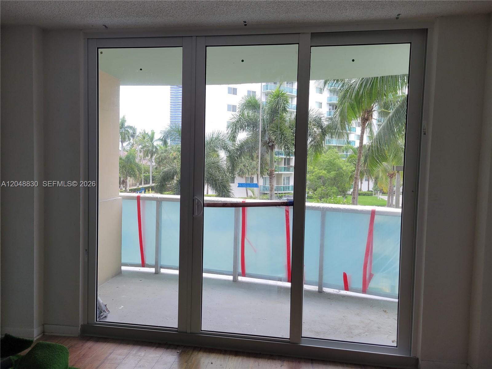 Photo of 19390 Collins Ave  #220, Sunny Isles Beach, Florida, 33160 - Sliding Balcony Door New Hurricane High Impact.