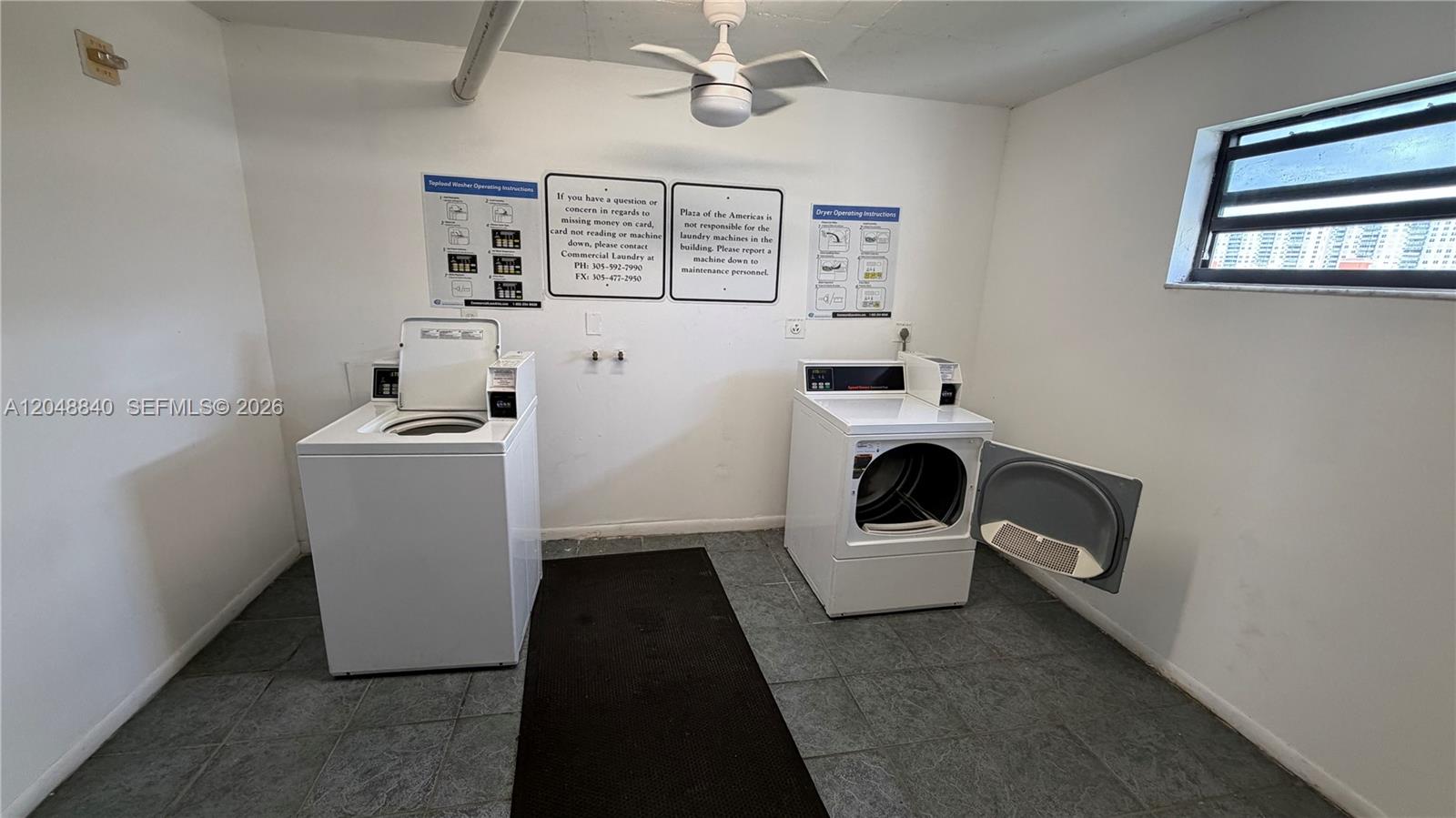 Photo of 17021 Bay Rd #914, Sunny Isles Beach, Florida, 33160 - Laundry on every floor.