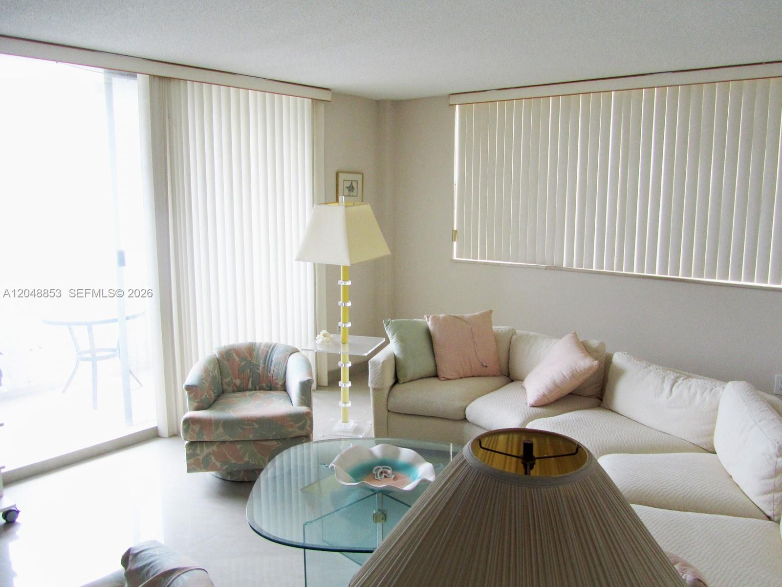 Photo of 1833 Ocean Dr  #911, Hallandale Beach, Florida, 33009 - ample living area very light corner apartment with windows and balcony