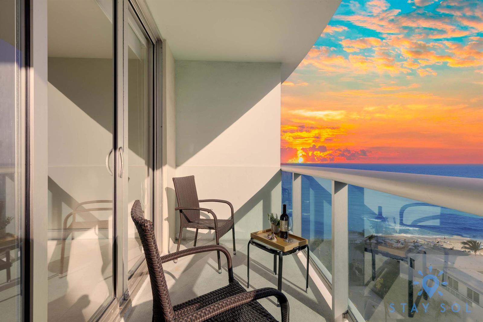Photo of 3901 Ocean #14k, Hollywood, Florida, 33019 - 14K Balcony