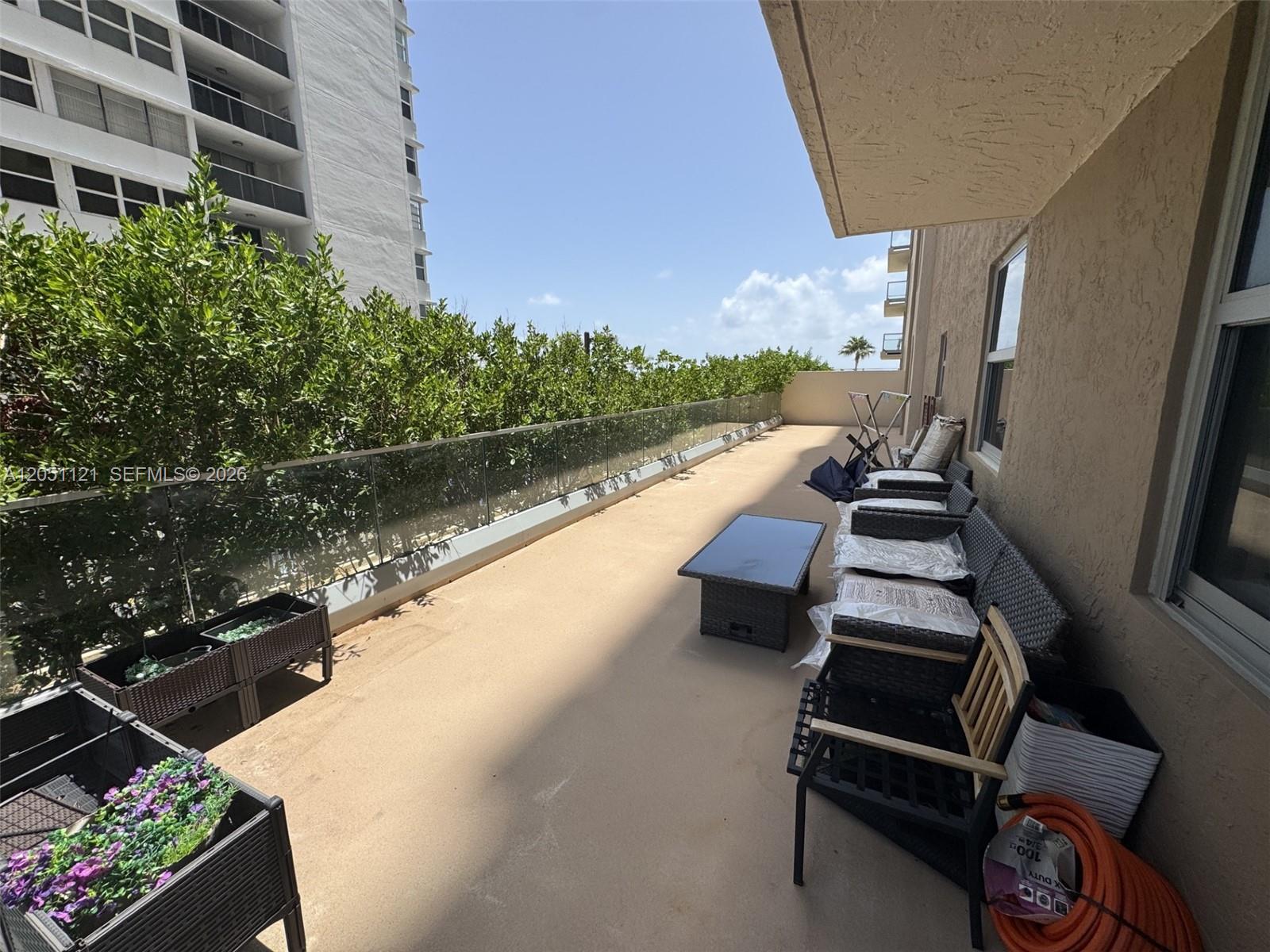 Photo of 1912 Ocean Dr #2C, Hallandale Beach, Florida, 33009 - Huge Terrace