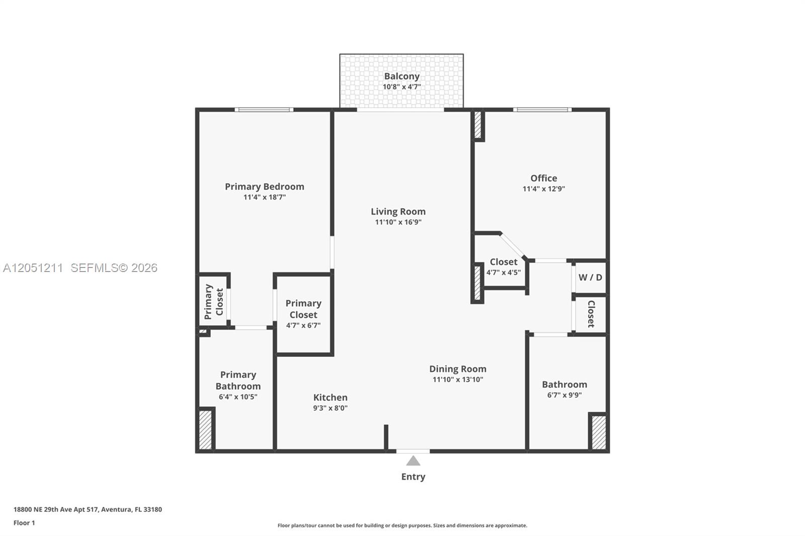 Photo of 18800 29th Ave #517, Aventura, Florida, 33180 -
