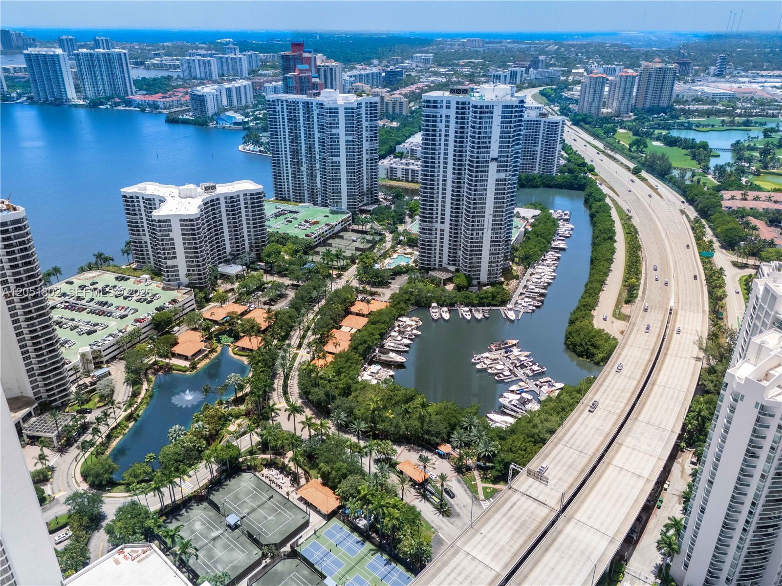 Photo of 3600 Mystic Pointe Dr  #1816, Aventura, Florida, 33180 - Mystic Pointe Complex with Marina Tennis and Pickleball