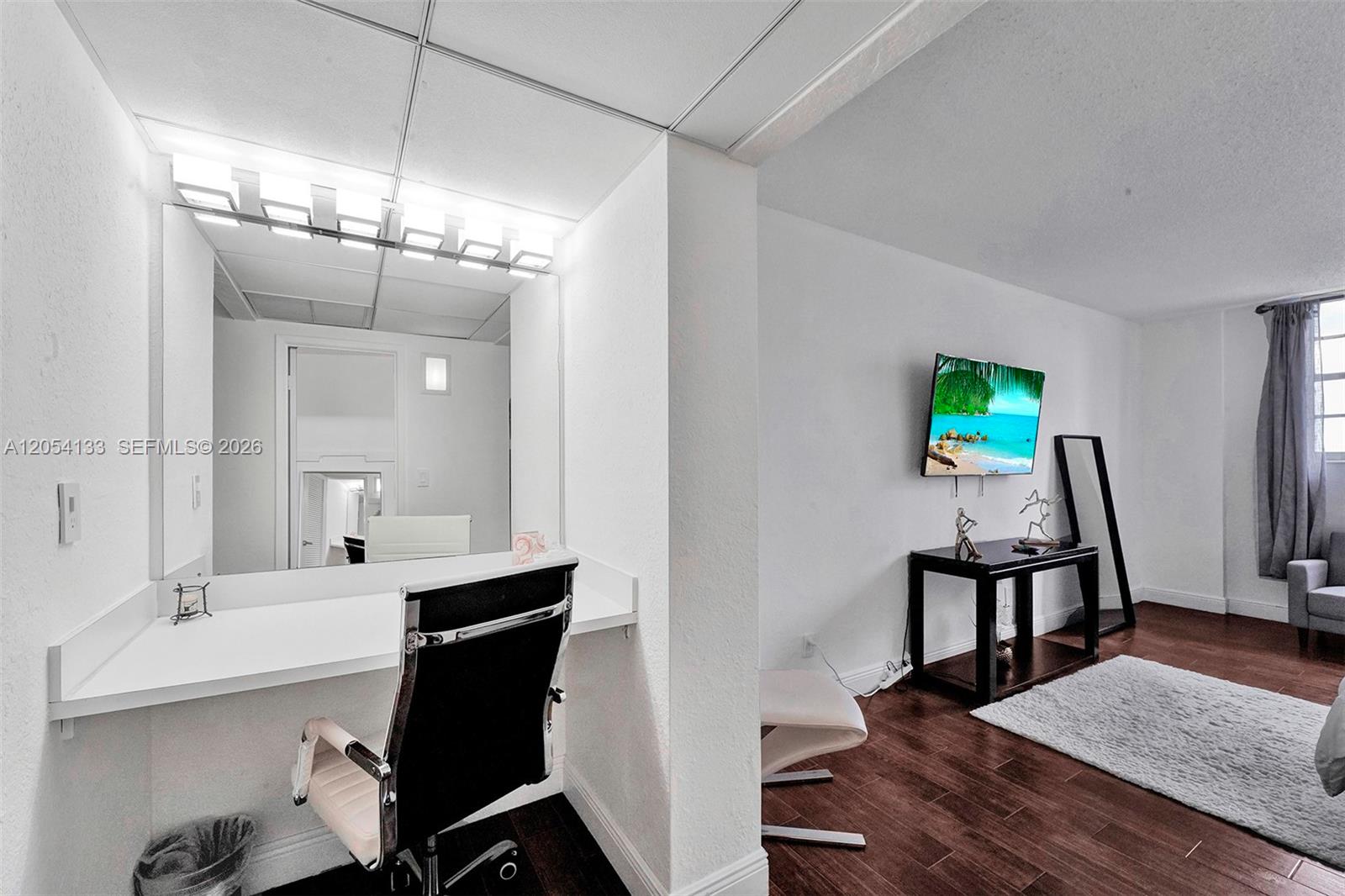 Photo of 19370 Collins Ave  #1001, Sunny Isles Beach, Florida, 33160 - Vanity desk in main bedroom