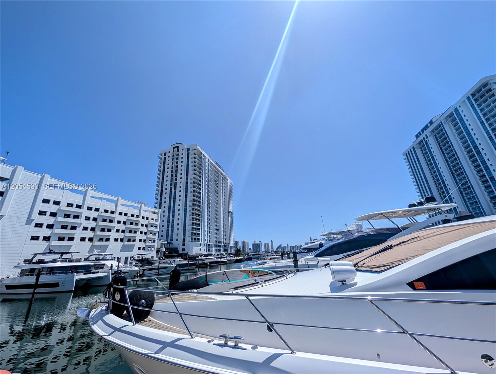 Photo of 17301 Biscayne Blvd #1501, North Miami Beach, Florida, 33160 - View from Marina