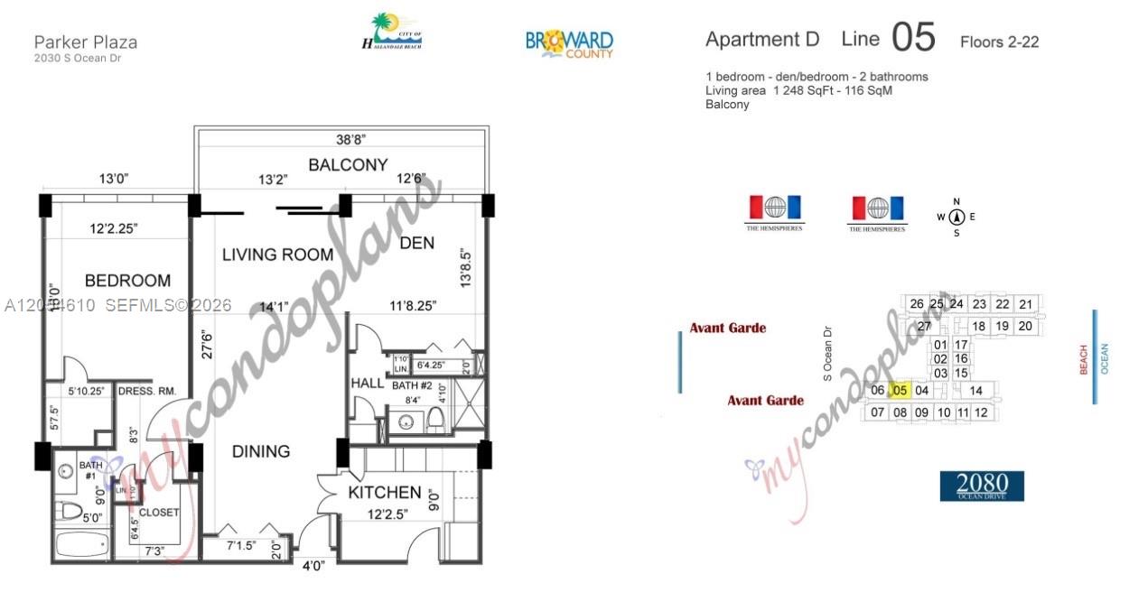 Photo of 2030 Ocean Dr  #1905, Hallandale Beach, Florida, 33009 - 