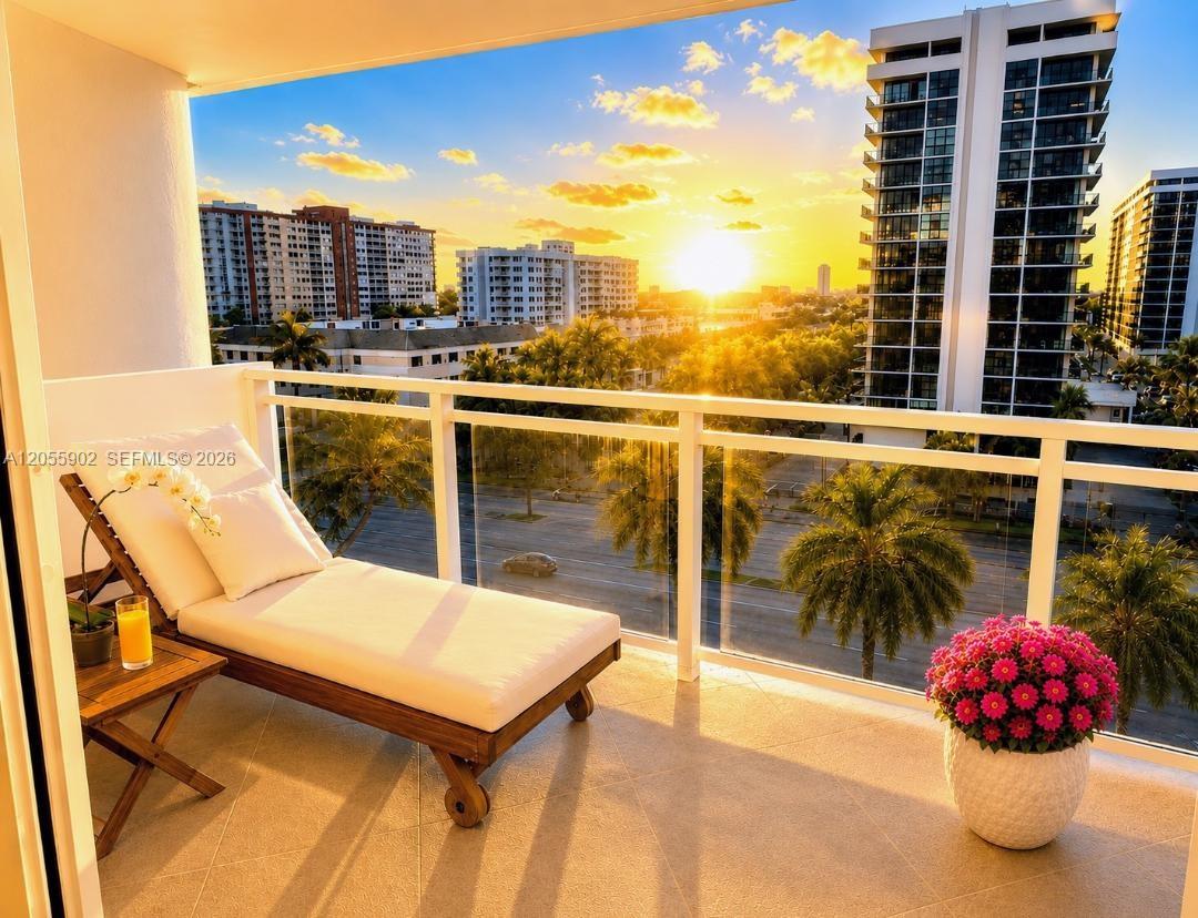 Photo of 2030 Ocean Dr  #506, Hallandale Beach, Florida, 33009 - SOUTH OCEAN DRIVE TERRACE SUNSETS