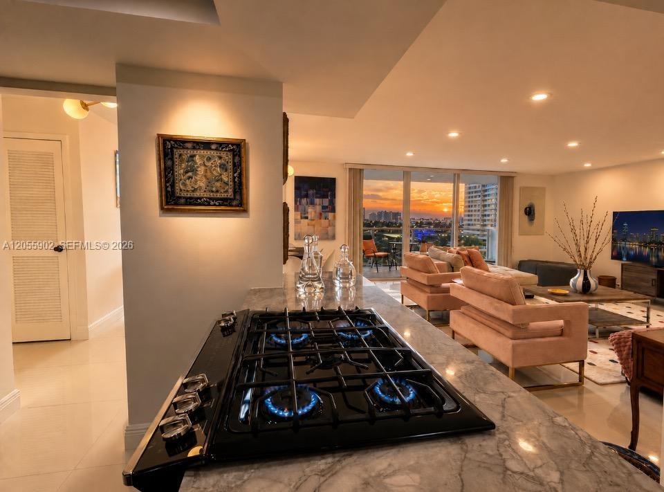 Photo of 2030 Ocean Dr  #506, Hallandale Beach, Florida, 33009 - KITCHEN SERVE THROUGH AREA