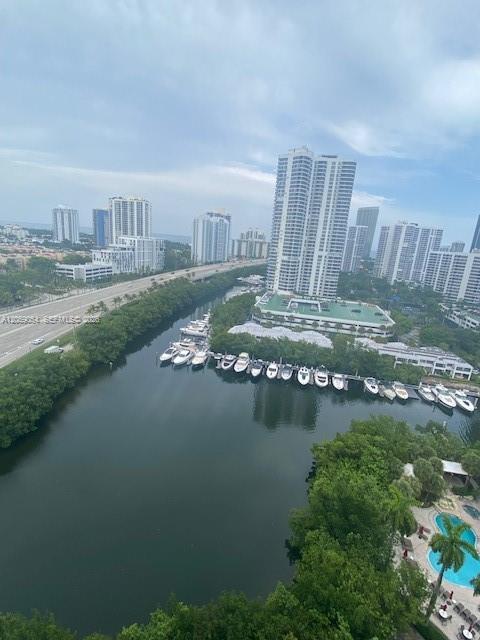 Photo of 3400 192nd St  #1910, Aventura, Florida, 33180 - water and city view