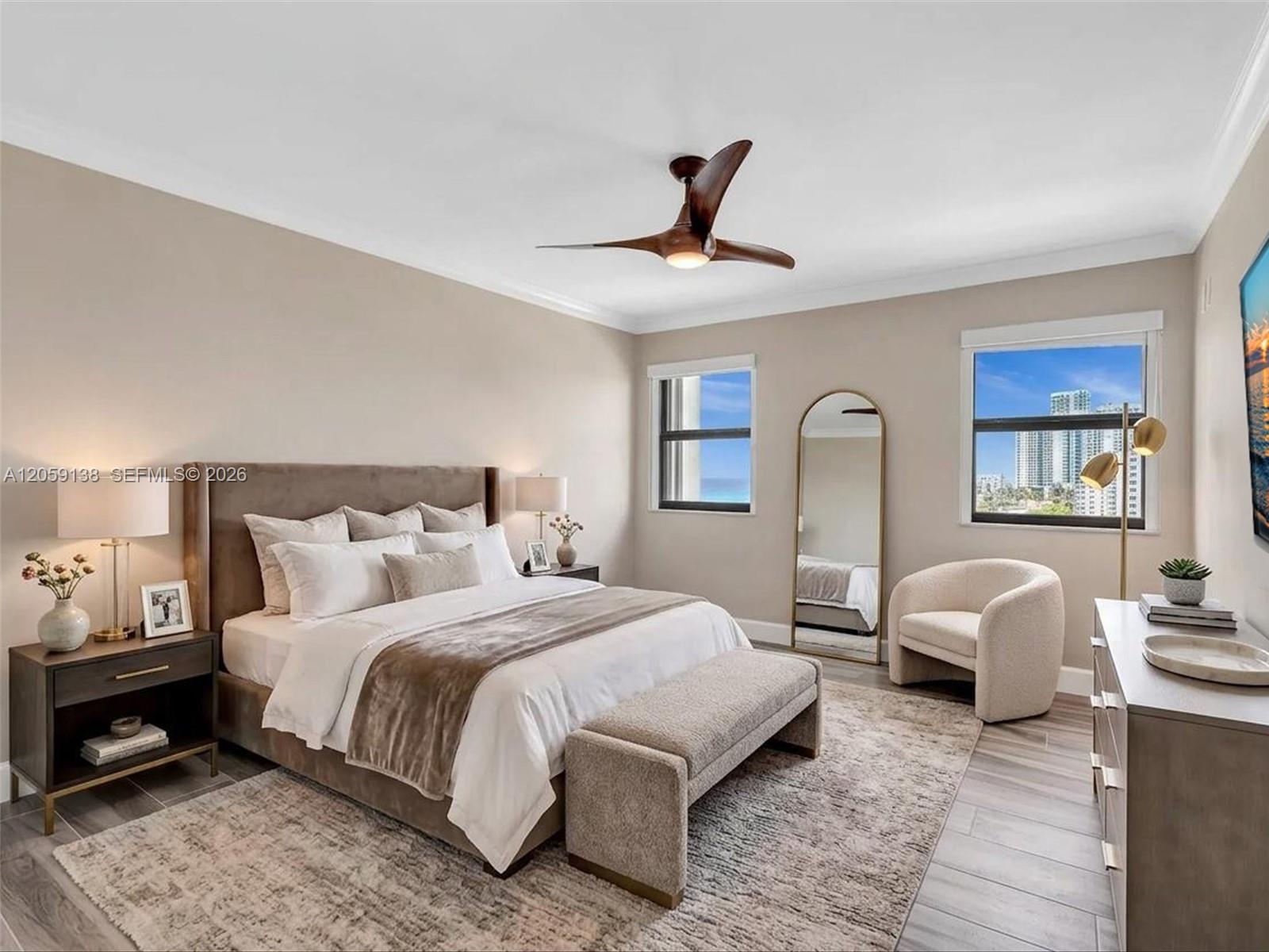 Photo of 1201 Ocean Dr  #802S, Hollywood, Florida, 33019 - Staged 3rd bedroom