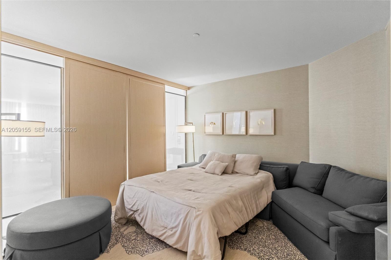 Photo of 9703 Collins Ave  #1205, Bal Harbour, Florida, 33154 - The sofa can be converted to a queen size bed