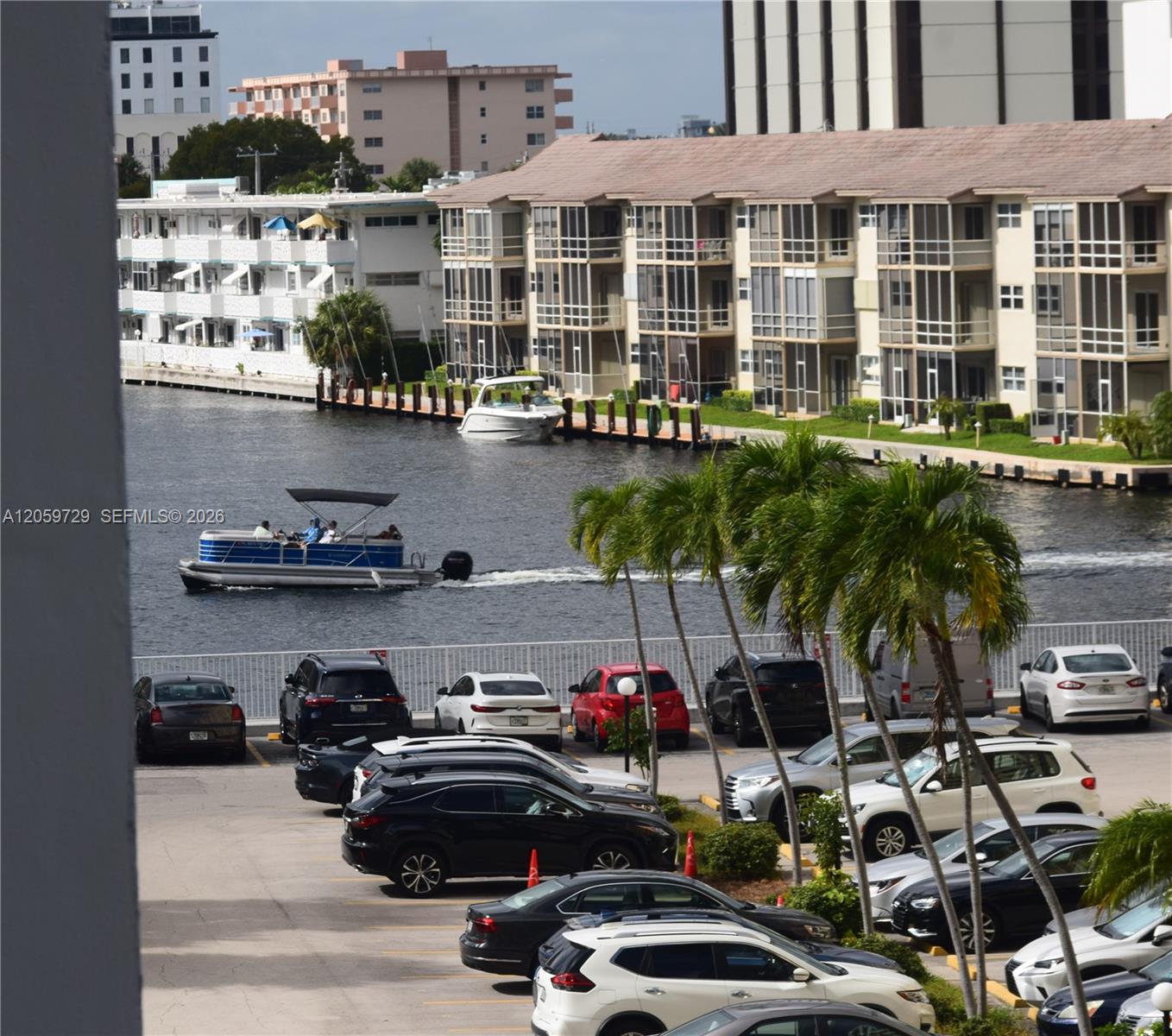 Photo of 1849 Ocean Dr  #407, Hallandale Beach, Florida, 33009 - View of Yachts from my Balcony