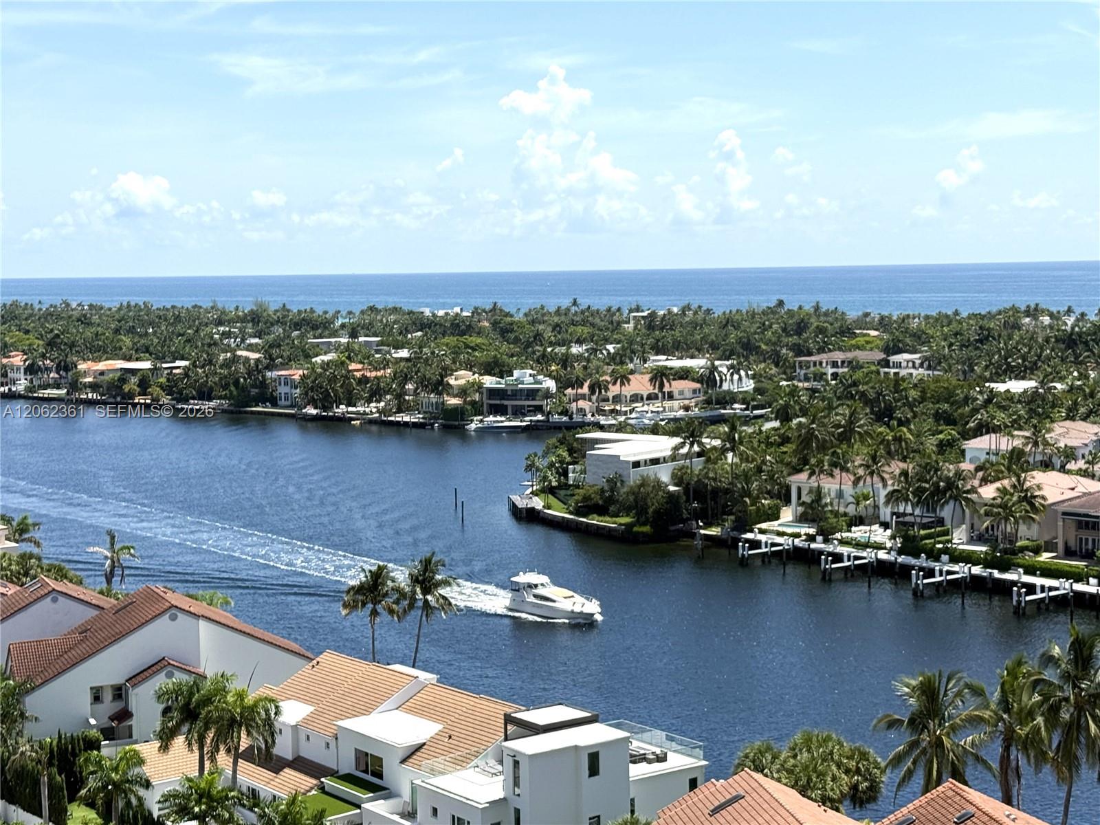 Photo of 19355 Turnberry Way #12C, Aventura, Florida, 33180 - Water view of the intracoastal waterway!