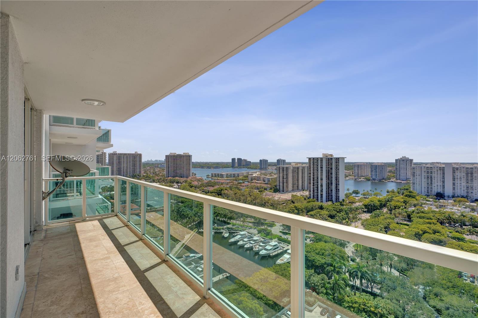Photo of 3201 183rd St  #2403, Aventura, Florida, 33160 - Views from the bedrooms.