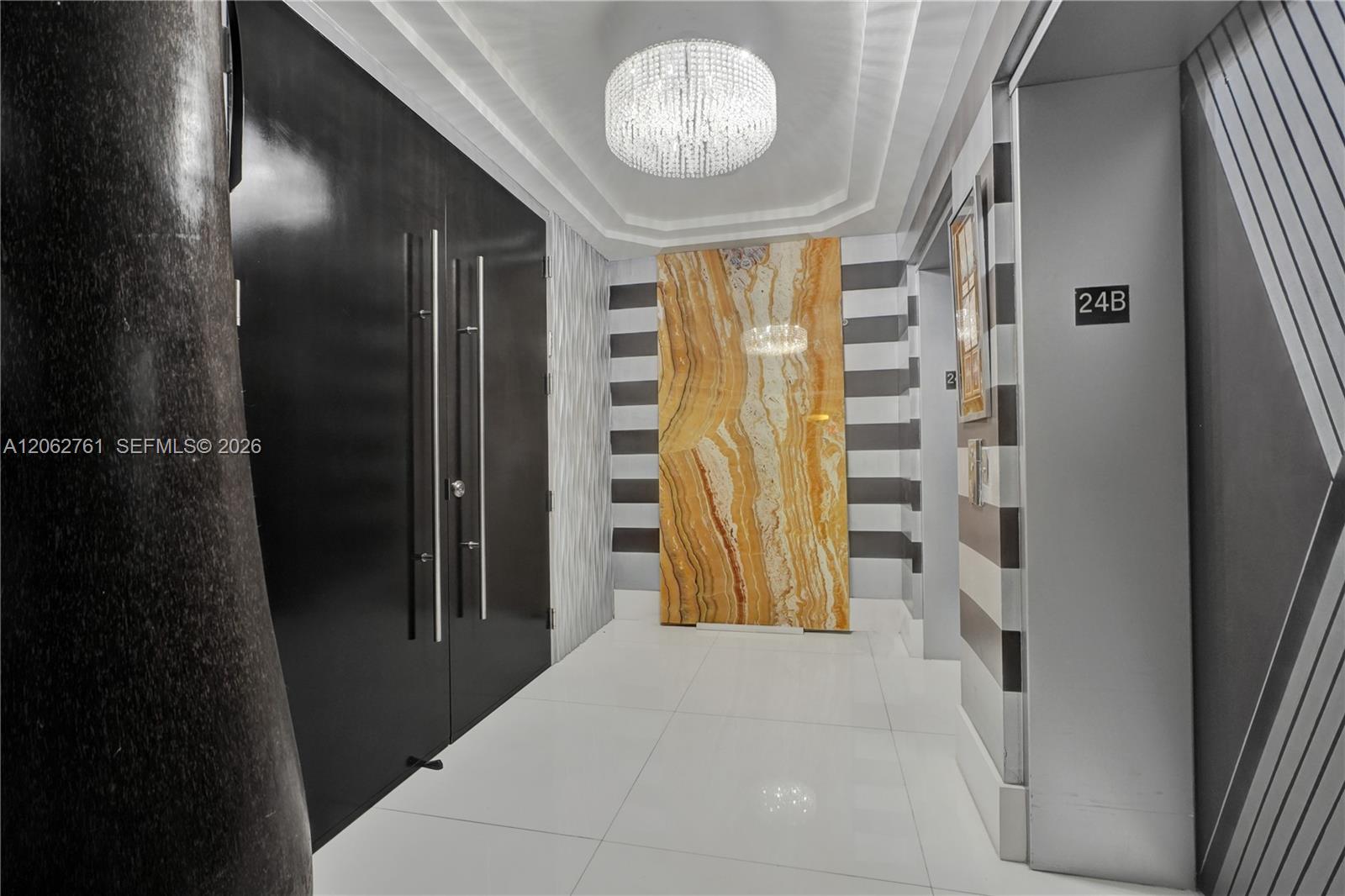 Photo of 3201 183rd St  #2403, Aventura, Florida, 33160 - Magnificent private elevator foyer.