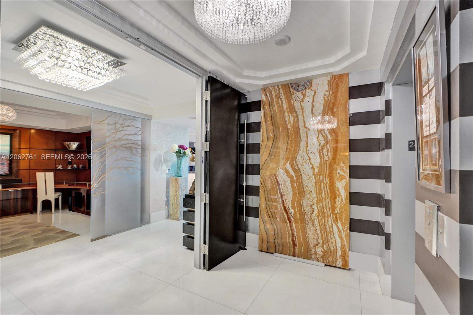 Photo of 3201 183rd St  #2403, Aventura, Florida, 33160 - Private elevator foyer.