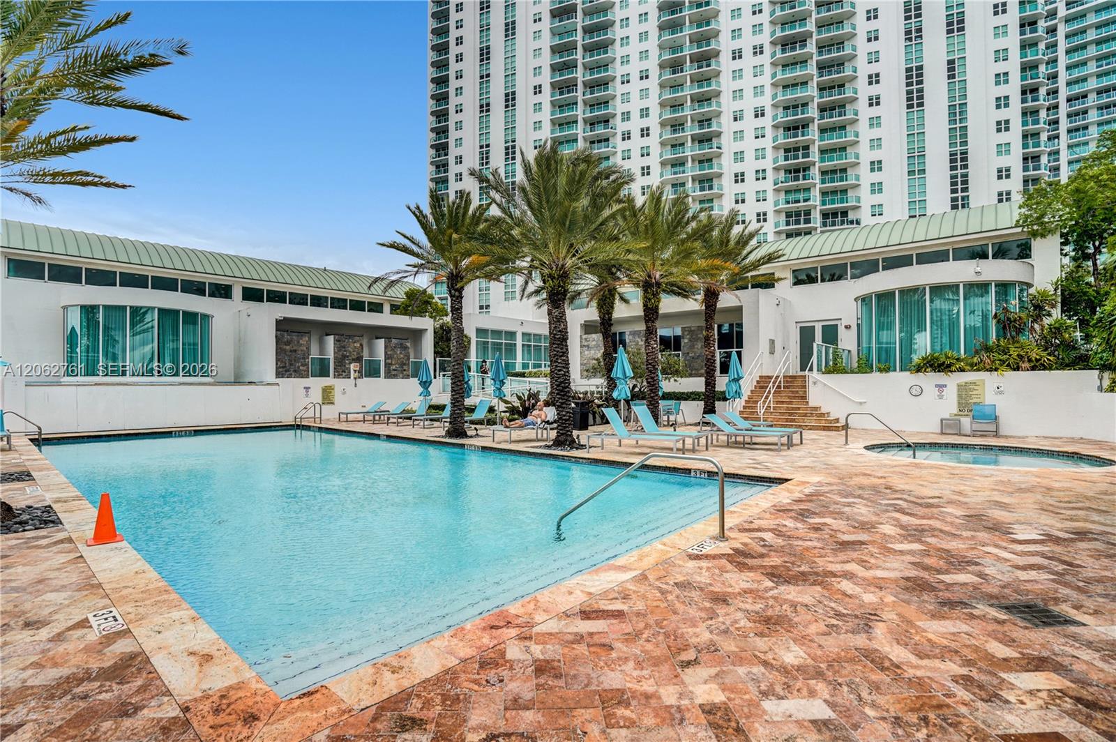 Photo of 3201 183rd St  #2403, Aventura, Florida, 33160 - Second pool.