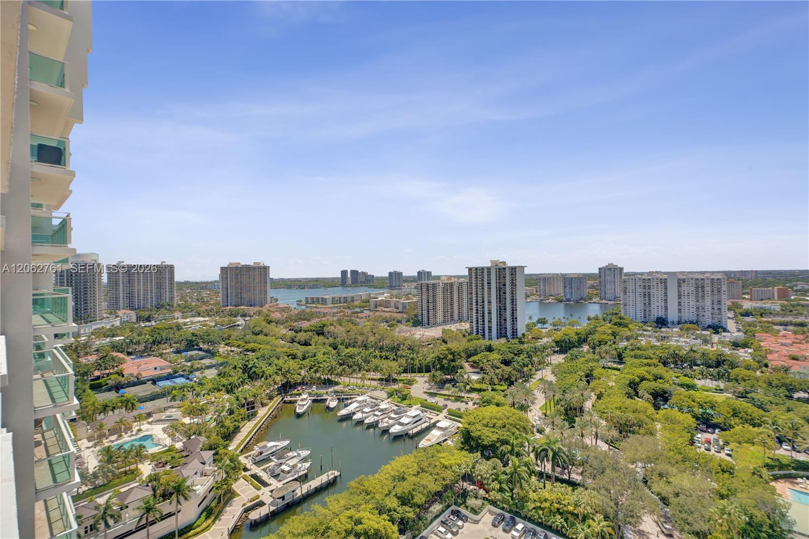 Photo of 3201 183rd St  #2403, Aventura, Florida, 33160 - Views from the bedrooms.