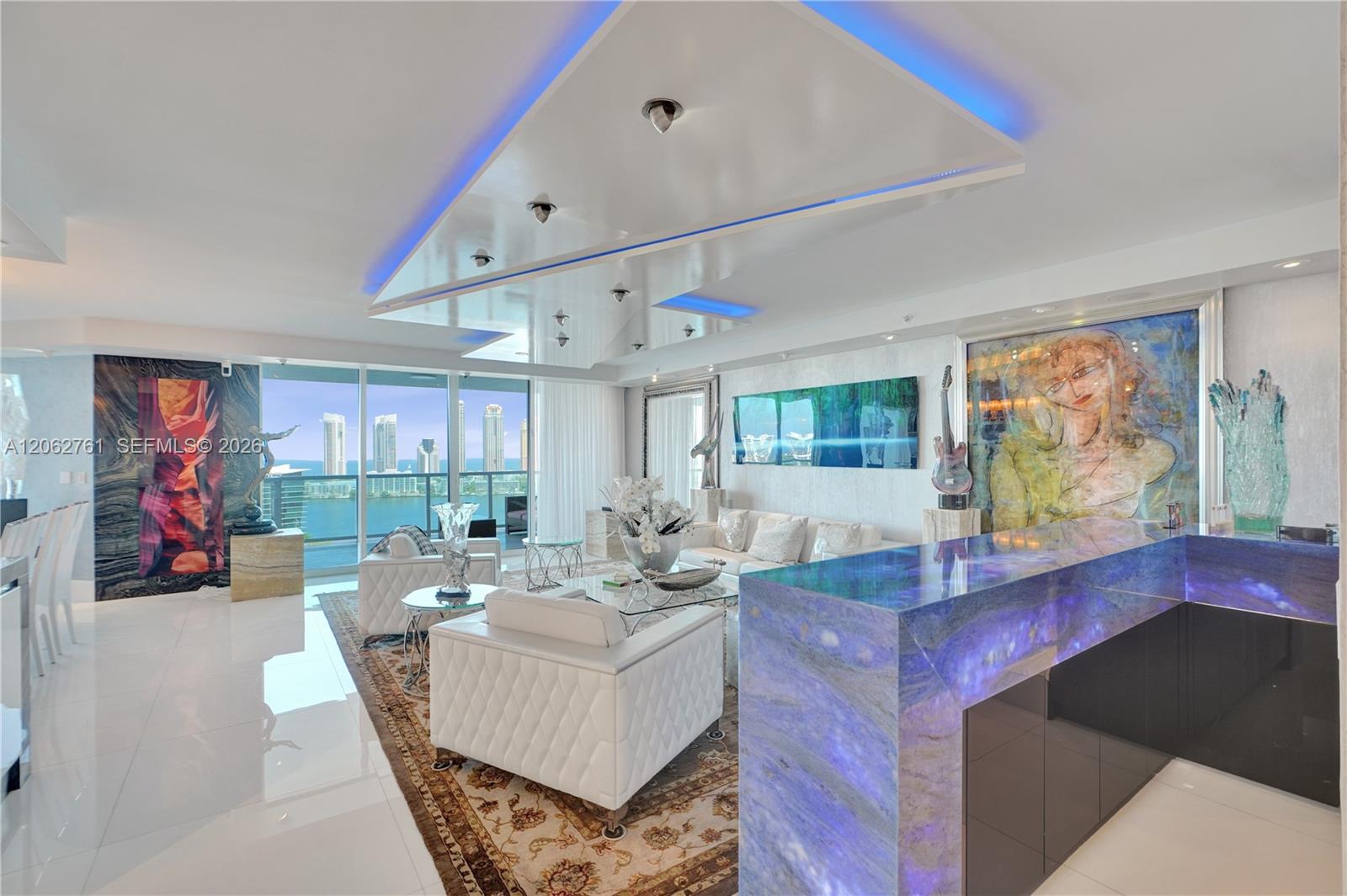 Photo of 3201 183rd St  #2403, Aventura, Florida, 33160 - Quartz bar.