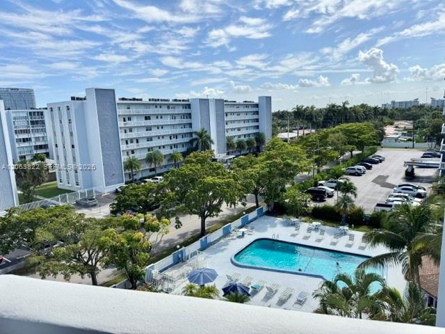 Photo of 401 14th Ave  #602, Hallandale Beach, Florida, 33009 - Balcony view