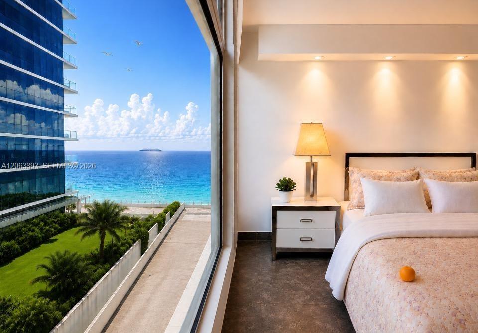 Photo of 2030 Ocean Dr  #521, Hallandale Beach, Florida, 33009 - EAT-IN KITCHEN WITH DIRECT OCEAN VIEWS