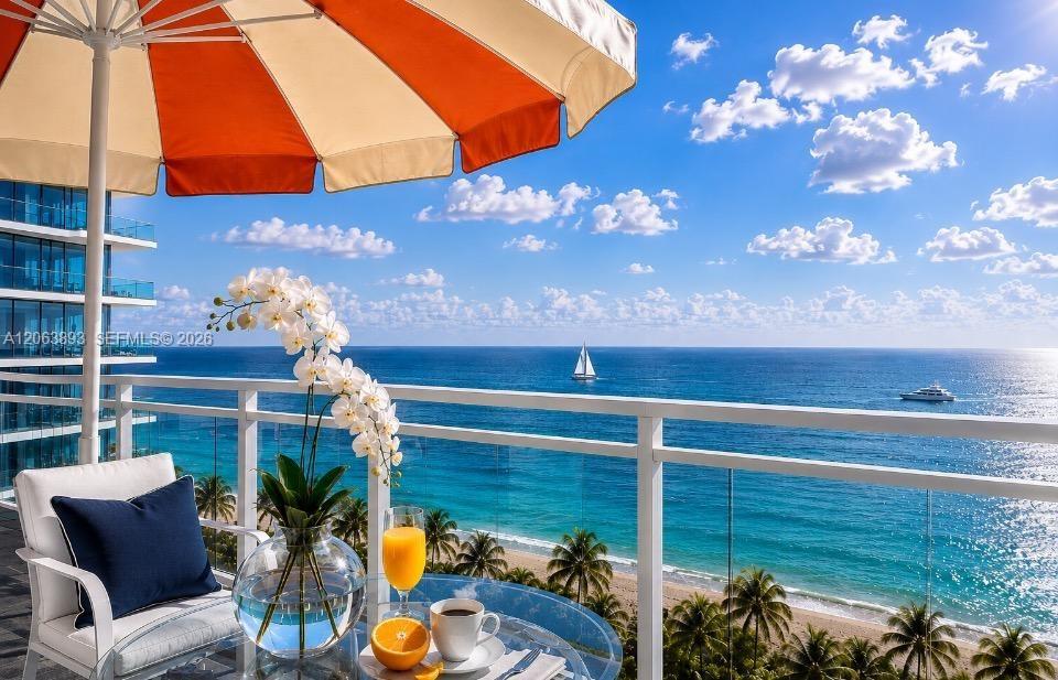 Photo of 2030 Ocean Dr  #521, Hallandale Beach, Florida, 33009 - DIRECT OCEAN 5TH FLOOR TERRACE VIEWS
