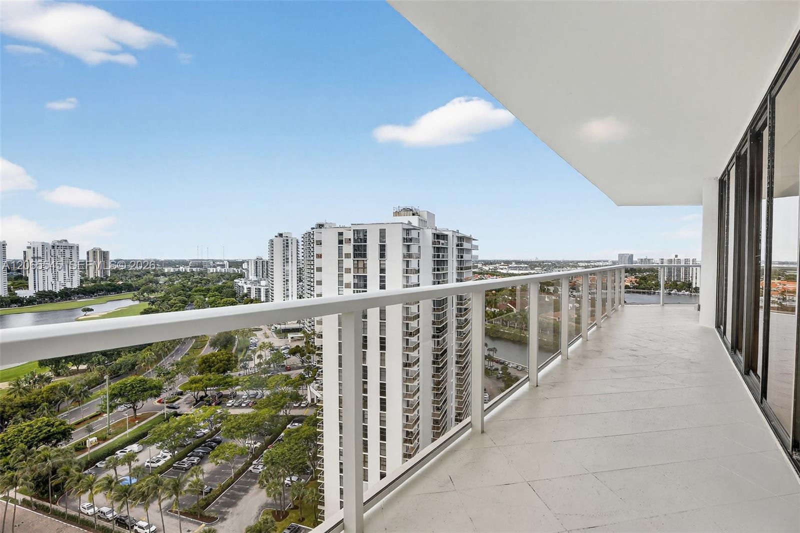 Photo of 20281 Country Club Dr #1801, Aventura, Florida, 33180 - Large wraparound balcony