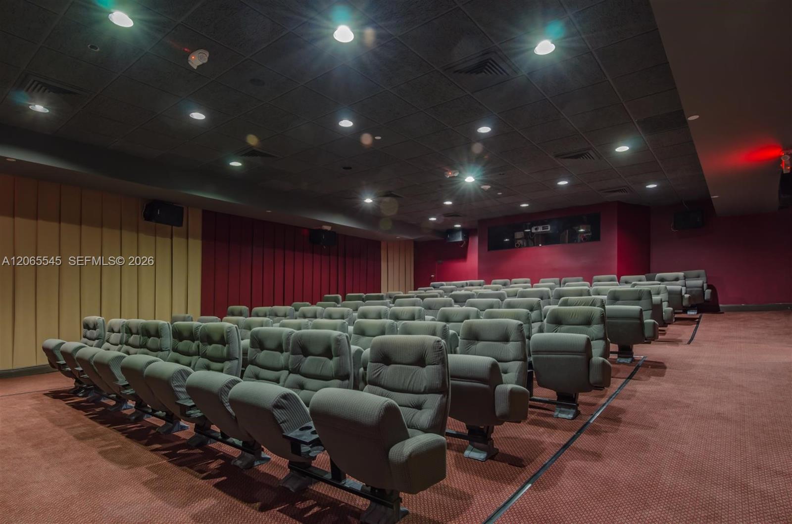 Photo of 20281 Country Club Dr #1801, Aventura, Florida, 33180 - Movie Theater shows new and classic movies weekly. Sport events: Superbowl, World Series, etc.Can be reserved for parties/private screenings.