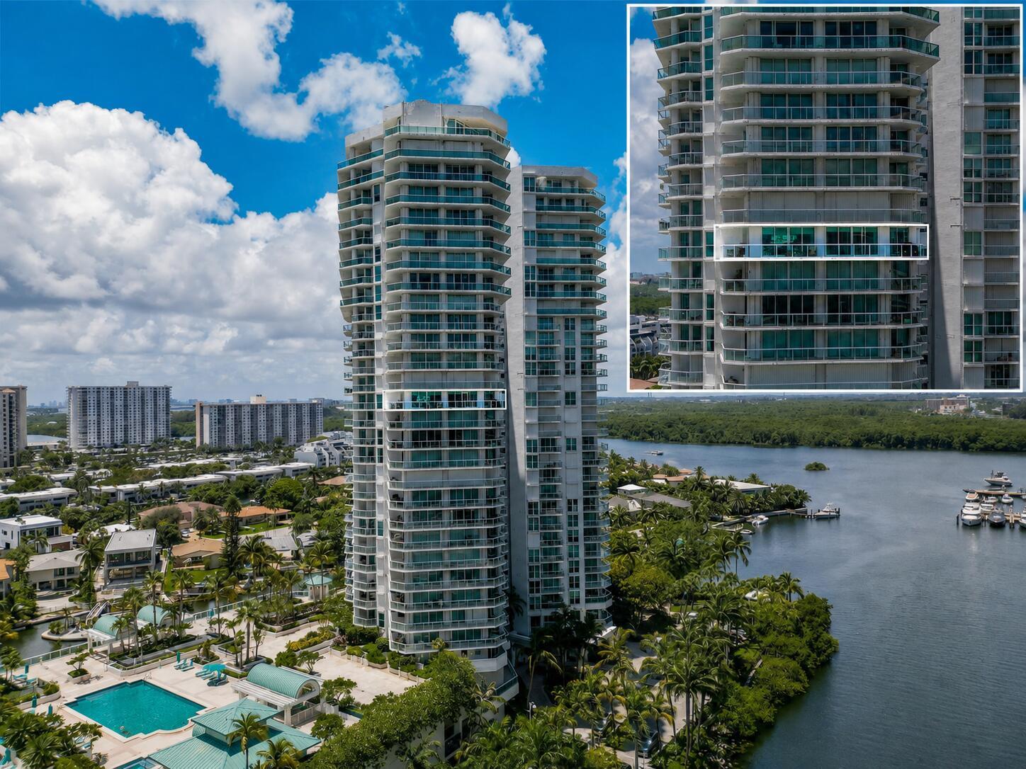 Photo of 16500 Collins  #1751, Sunny Isles Beach, Florida, 33160 - 17 FLOOR Waterfront Condo with Pool and