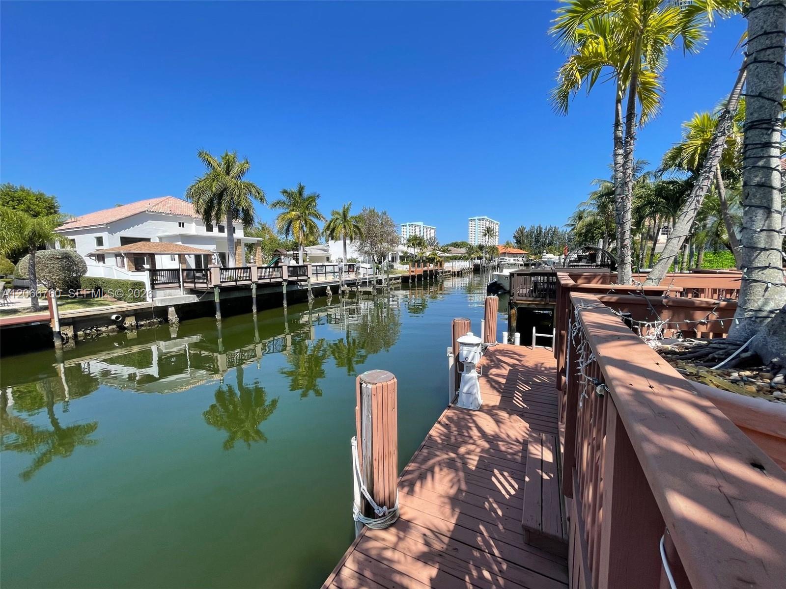 Photo of 891 Captiva Dr  (891), Hollywood, Florida, 33019 - Private Dock
