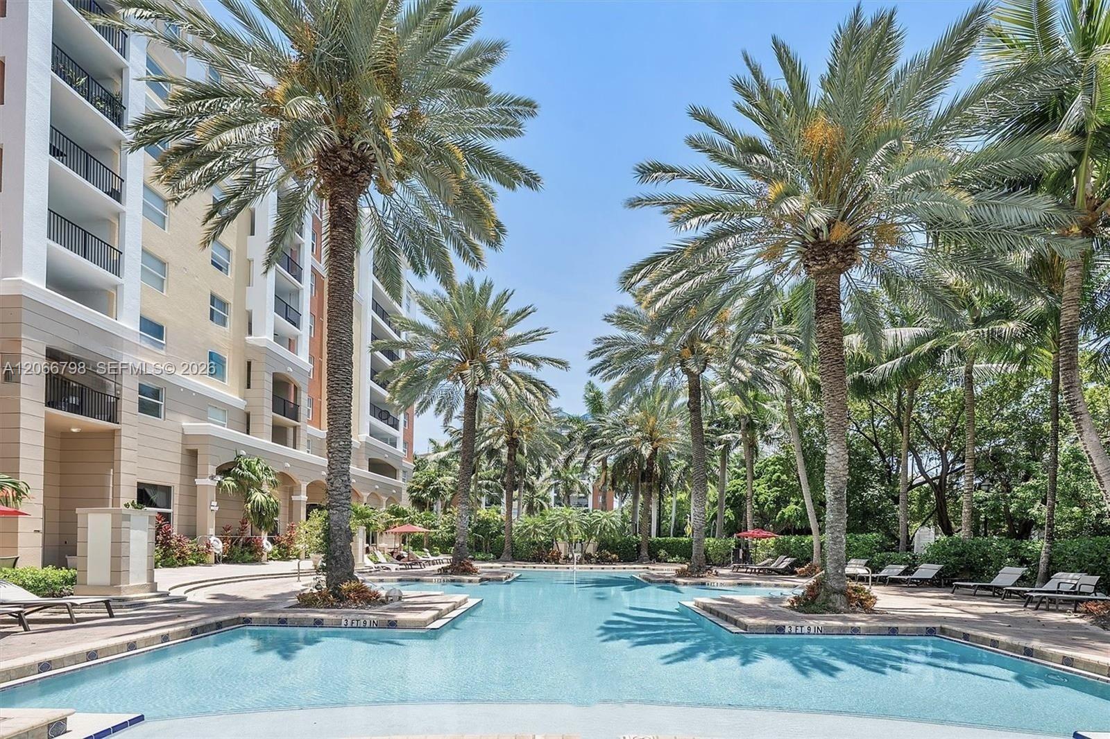 Photo of 17100 Bay Rd #1501, Sunny Isles Beach, Florida, 33160 - Brand new pool furniture