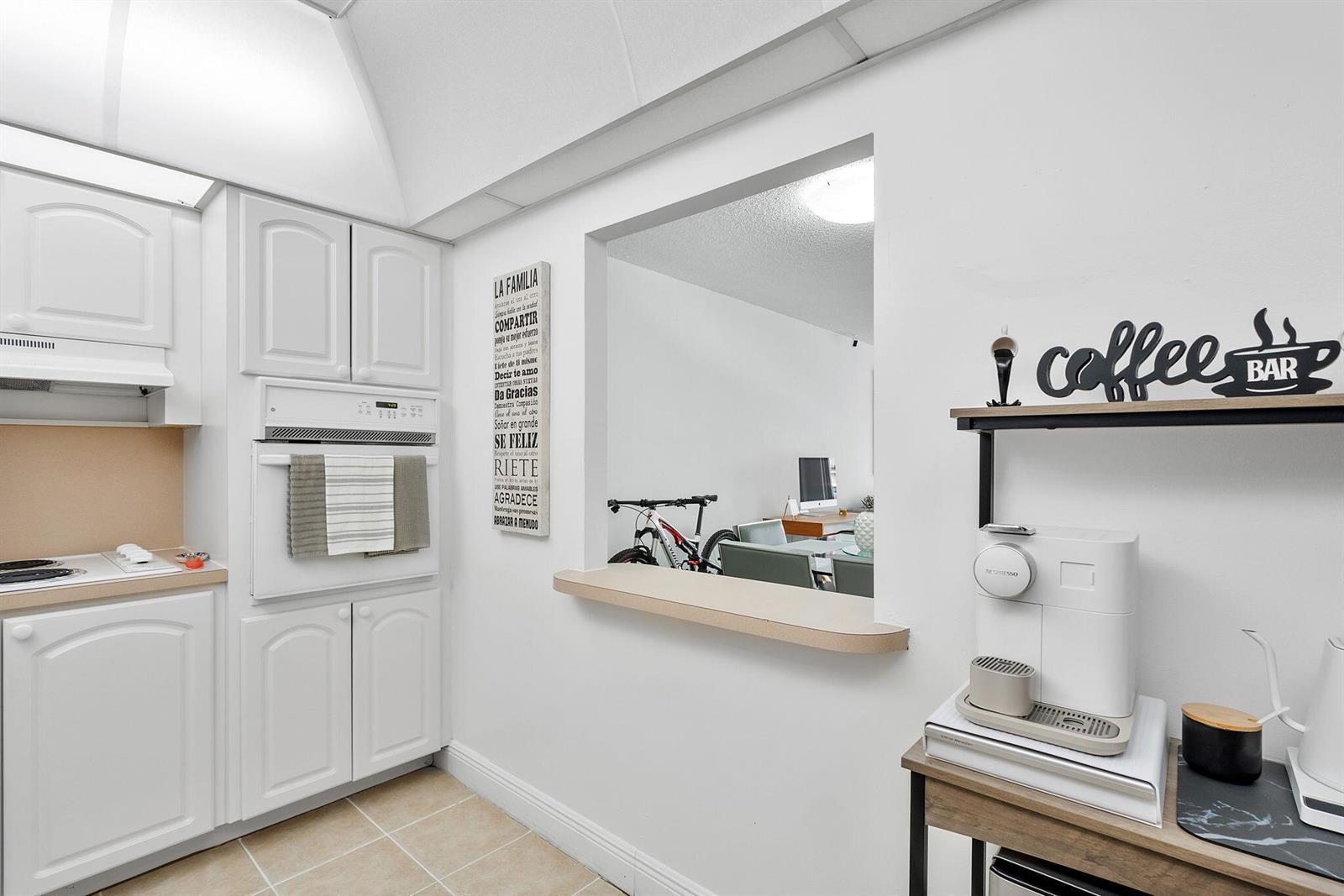 Photo of 19380 Collins  #523, Sunny Isles Beach, Florida, 33160 - Kitchen with coffee nook