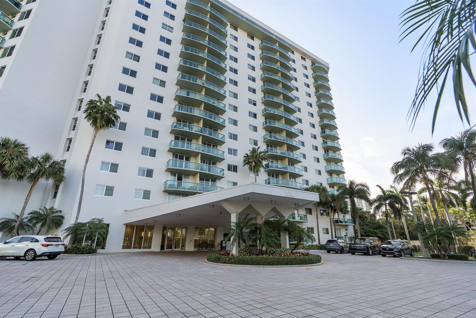 Photo of 19380 Collins  #523, Sunny Isles Beach, Florida, 33160 - Front view of Oceanview B  iconic beach