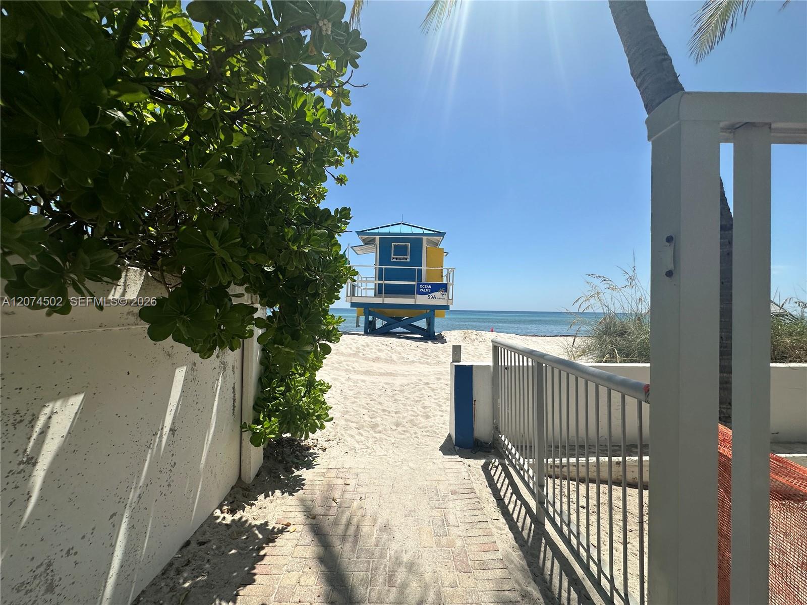 Photo of 3000 Ocean Dr #922, Hollywood, Florida, 33019 - WALKWAY FROM STREET TO BEACH