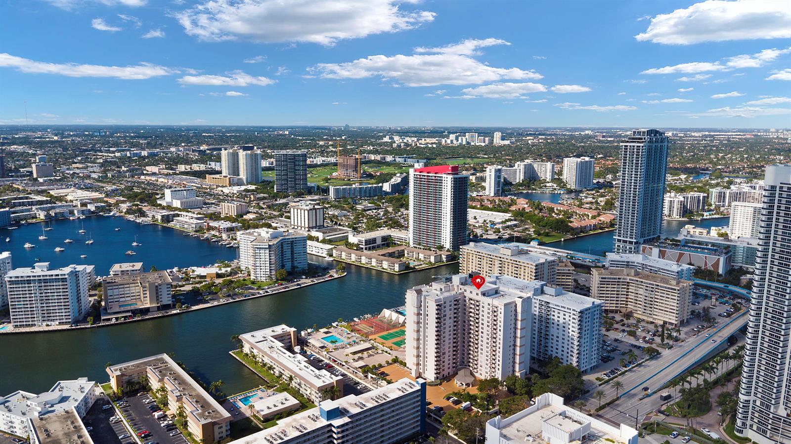 Photo of 1865 OCEAN  #21c, Hallandale Beach, Florida, 33009 - Arial view