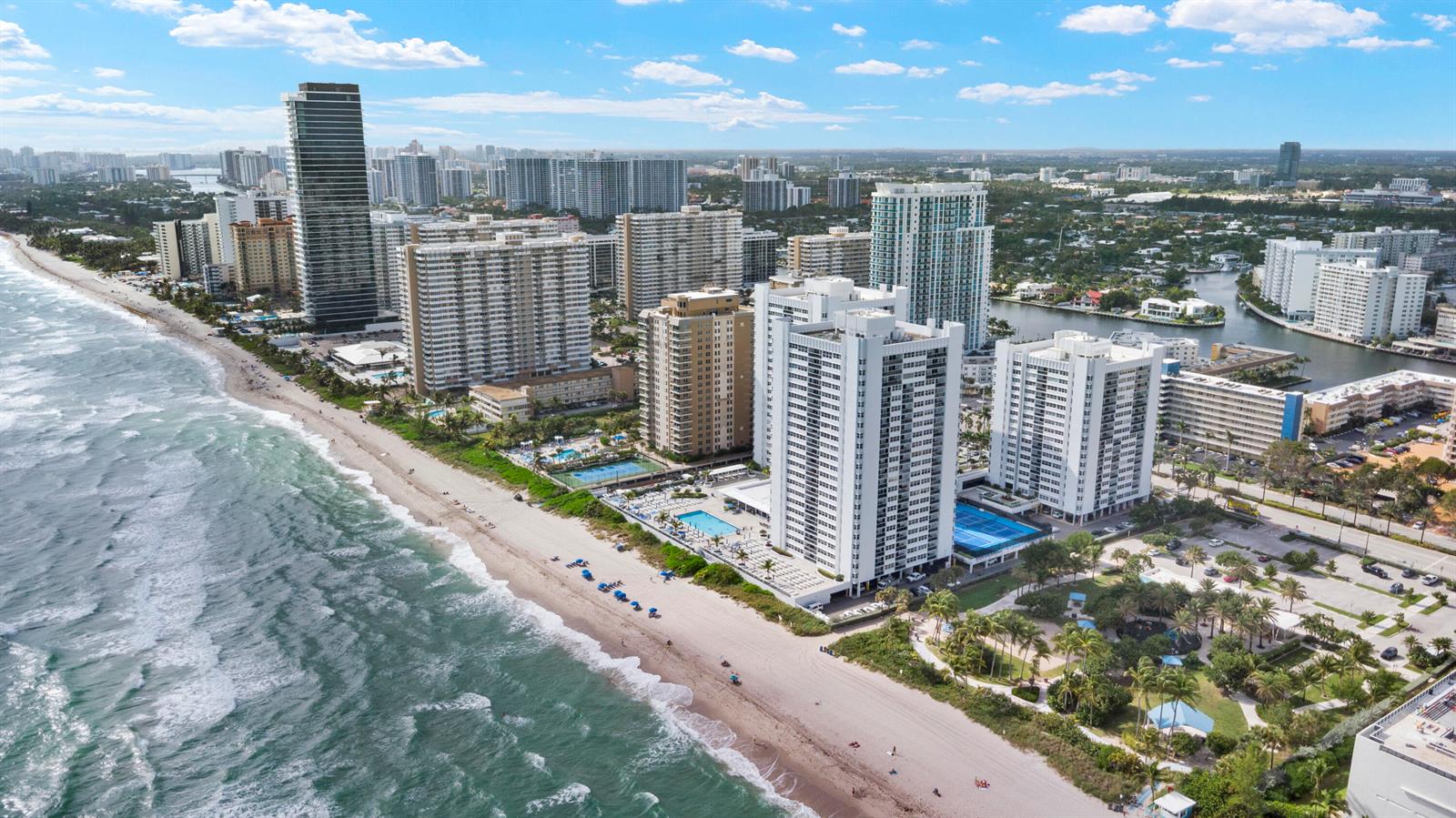 Photo of 1865 OCEAN  #21c, Hallandale Beach, Florida, 33009 - Beach View Drone