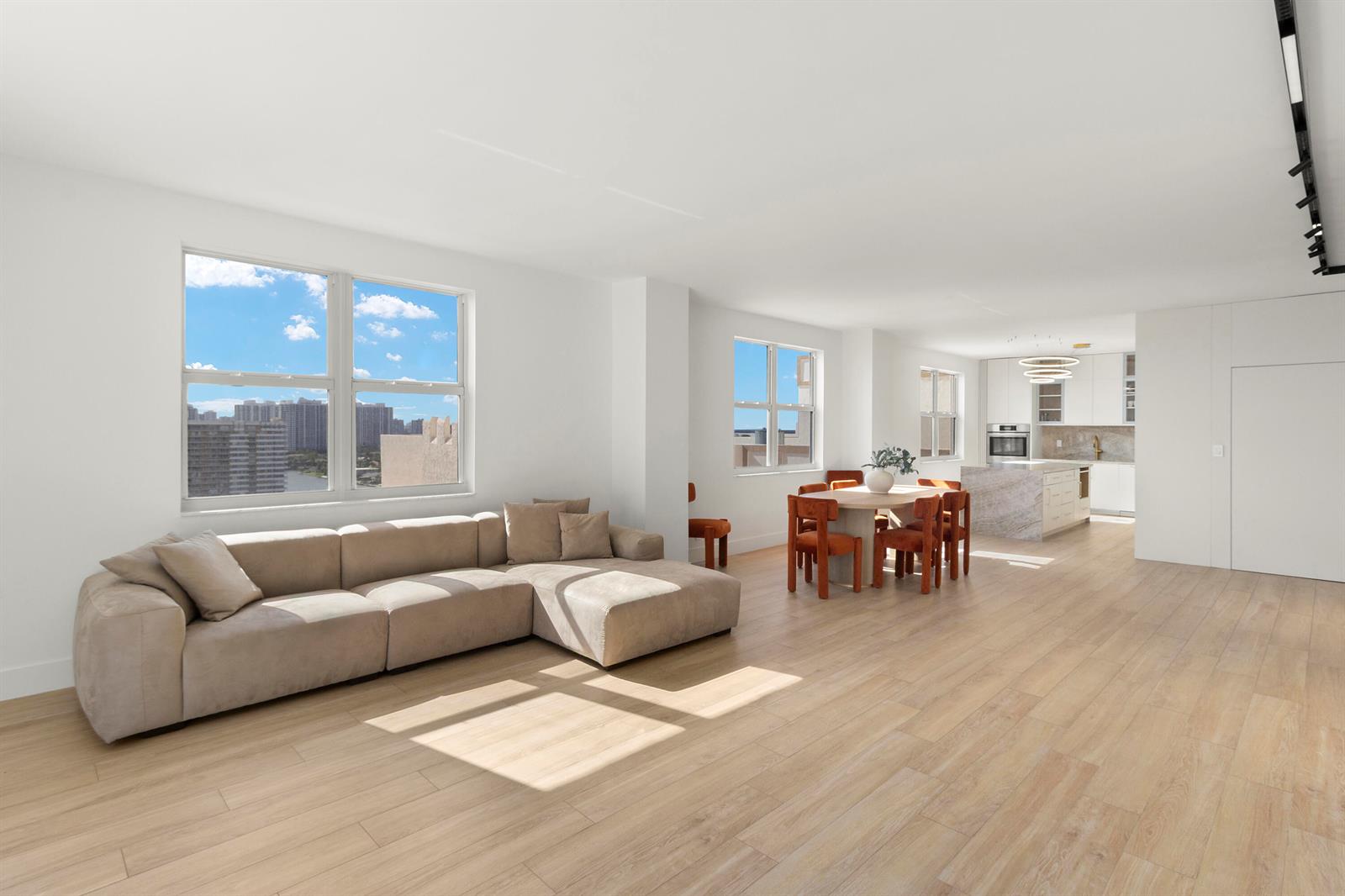 Photo of 1865 OCEAN  #21c, Hallandale Beach, Florida, 33009 - wide angle living room