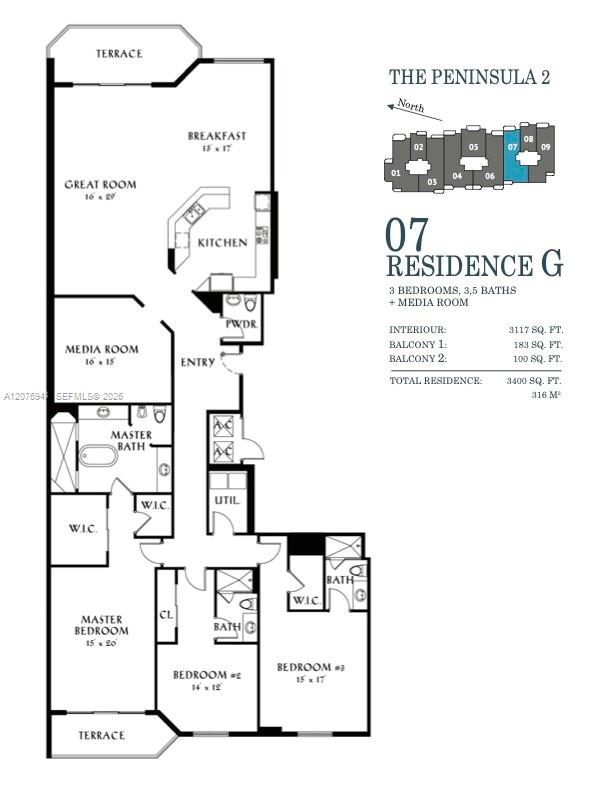 Photo of 3301 183rd St  #1607, Aventura, Florida, 33160 - 